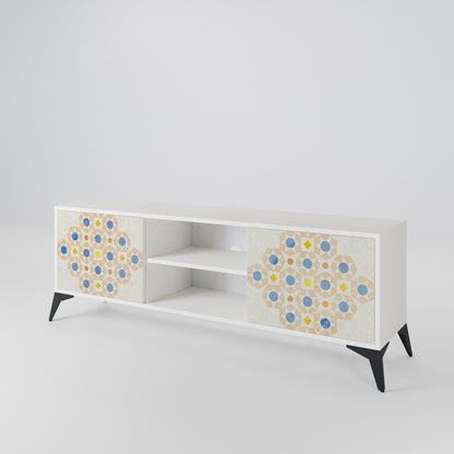 PATTERNED PRISM Dvoudveřový TV stolek
