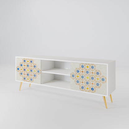 PATTERNED PRISM Dvoudveřový TV stolek