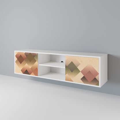 GEOMETRIC FUSION Dvoudveřový TV stolek