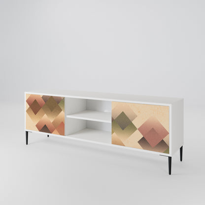 GEOMETRIC FUSION Dvoudveřový TV stolek