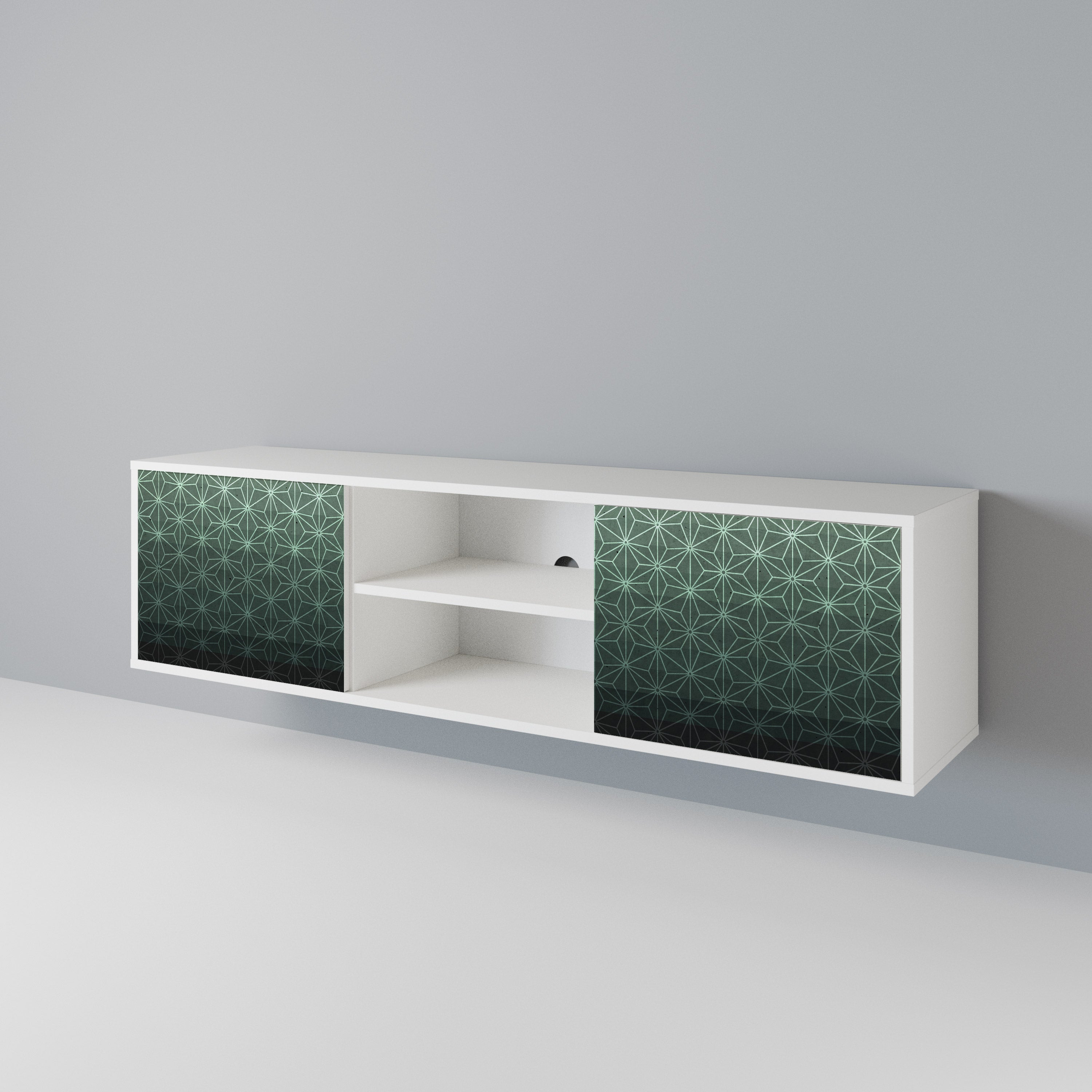 ORNAMENTAL GLIMMER Dvoudveřový TV stolek