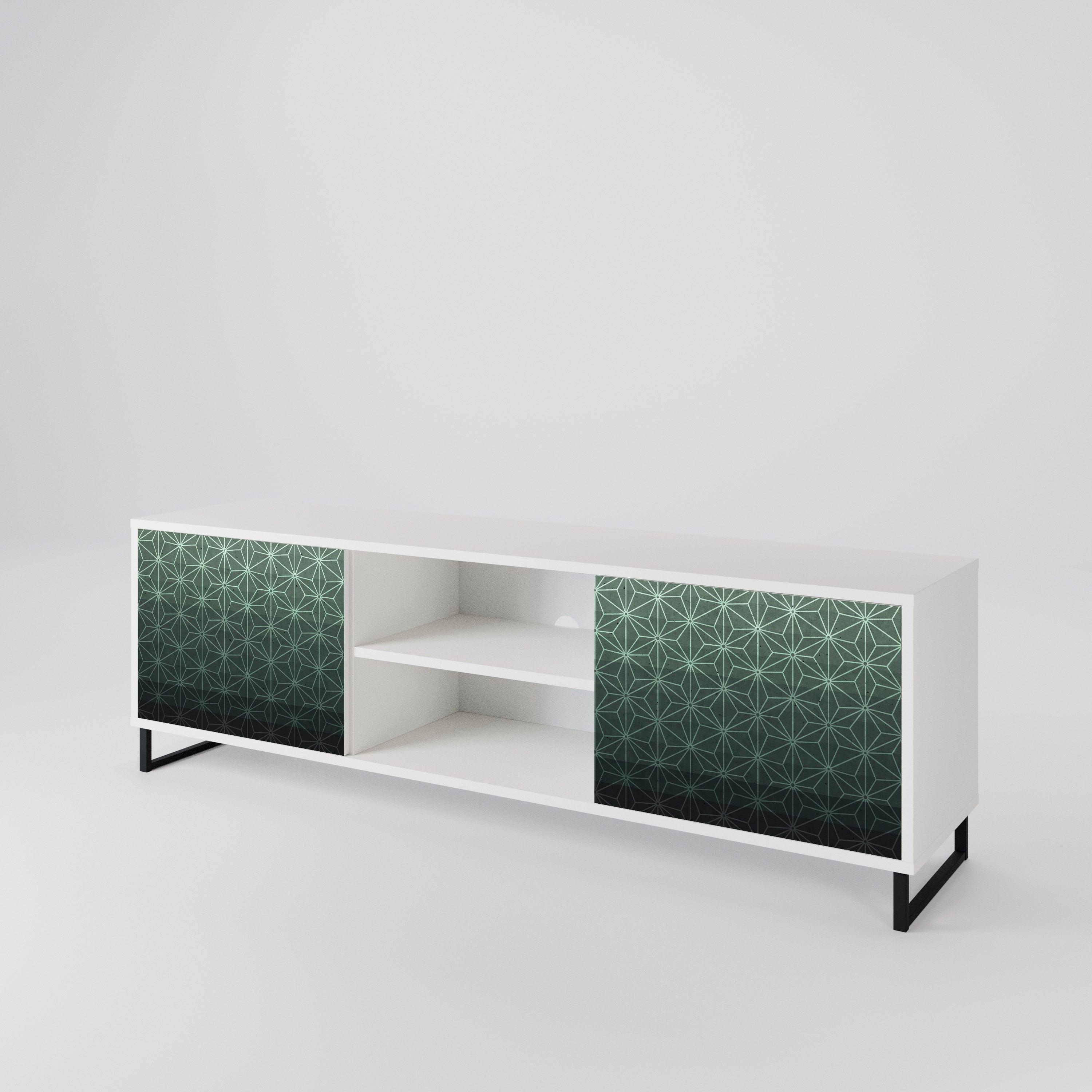ORNAMENTAL GLIMMER Dvoudveřový TV stolek