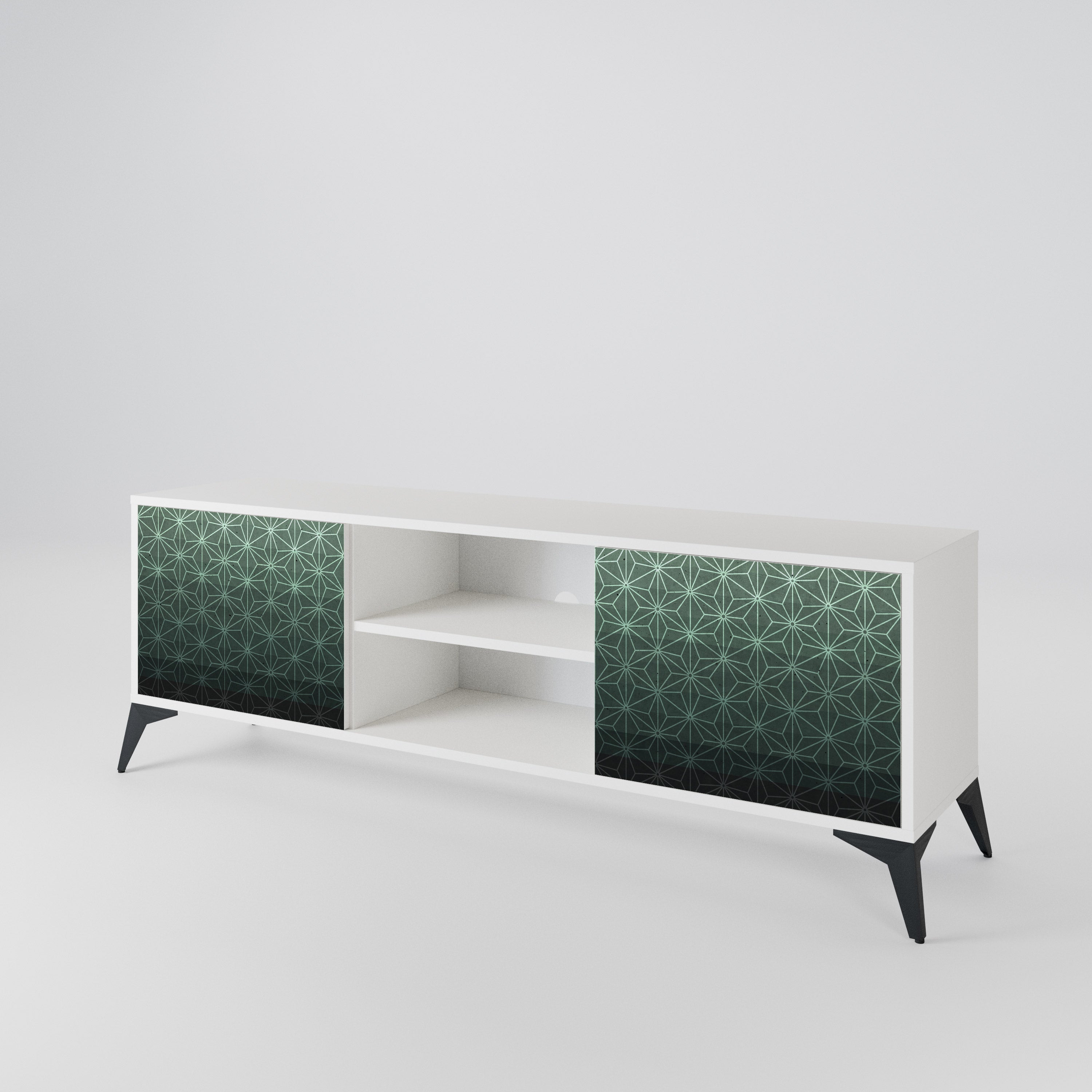 ORNAMENTAL GLIMMER Dvoudveřový TV stolek