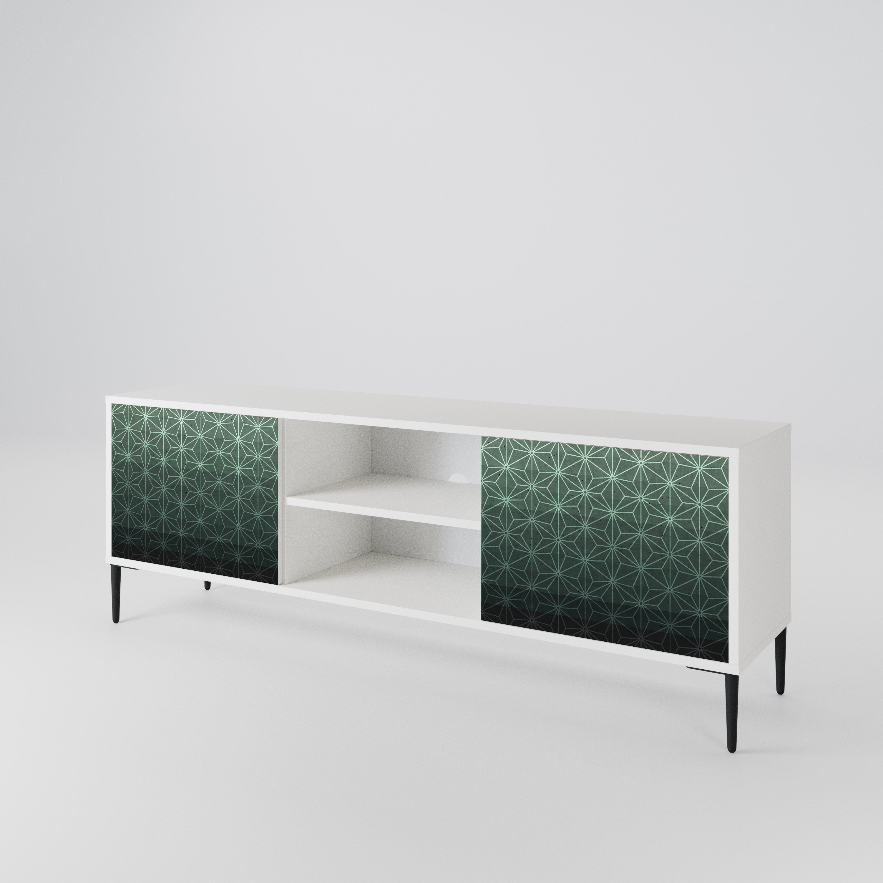 ORNAMENTAL GLIMMER Dvoudveřový TV stolek