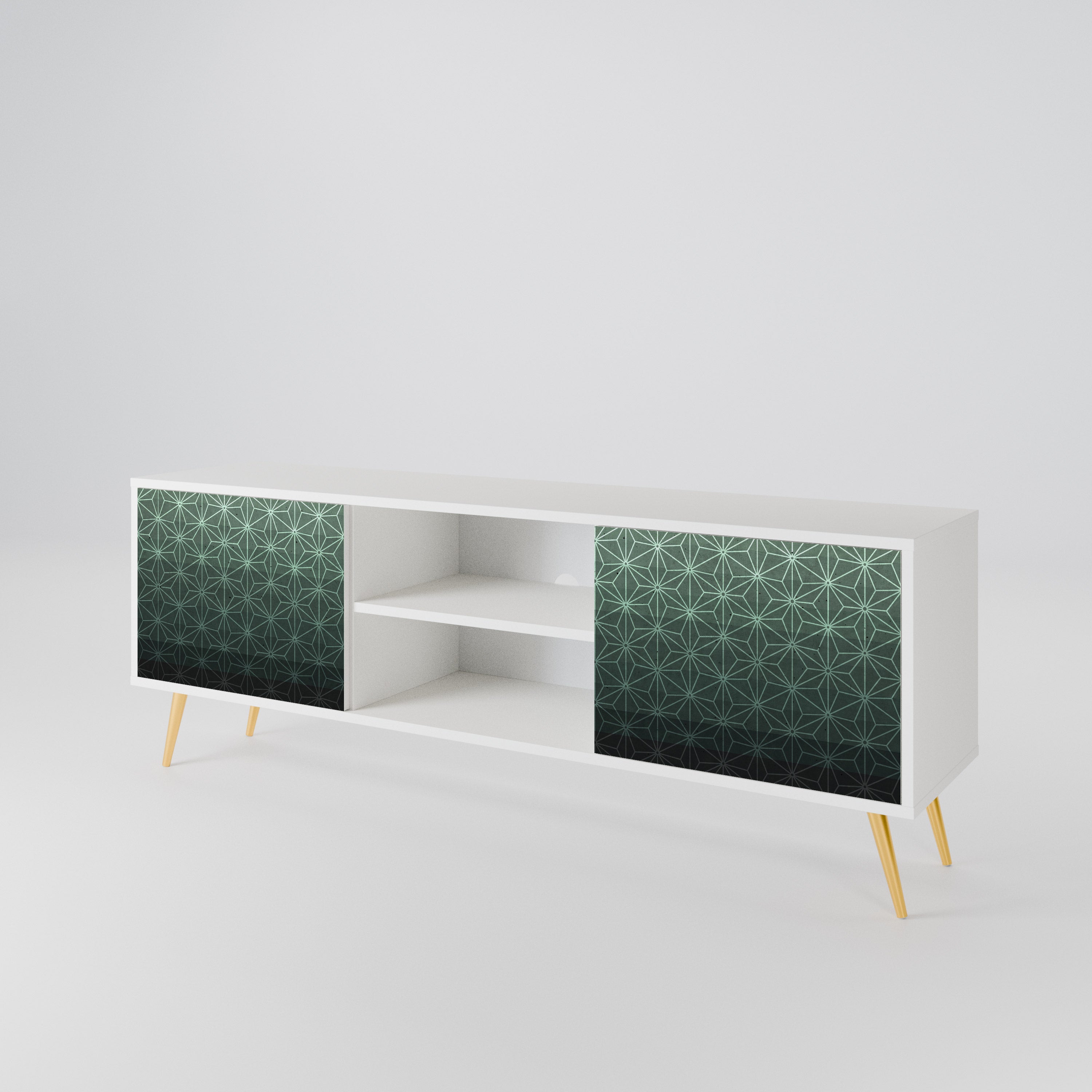 ORNAMENTAL GLIMMER Dvoudveřový TV stolek