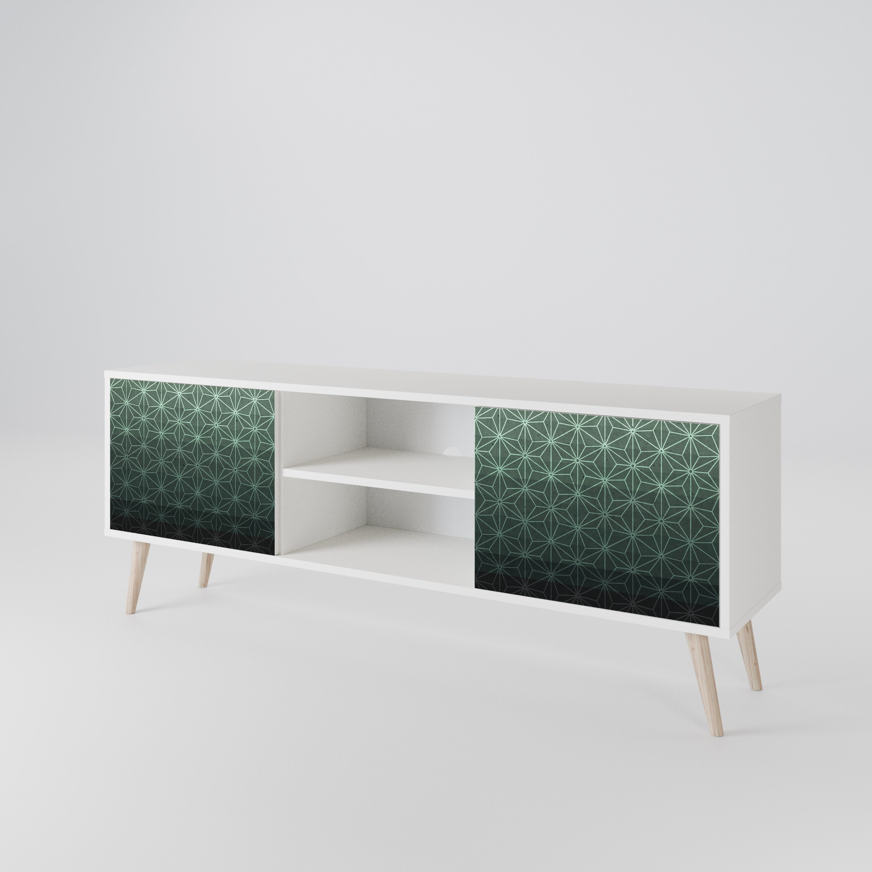 ORNAMENTAL GLIMMER Dvoudveřový TV stolek