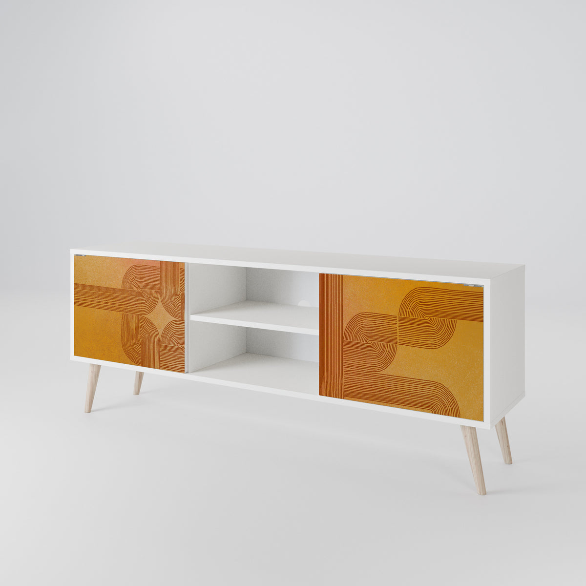 STRENGTHENING RELATION Dvoudveřový TV stolek