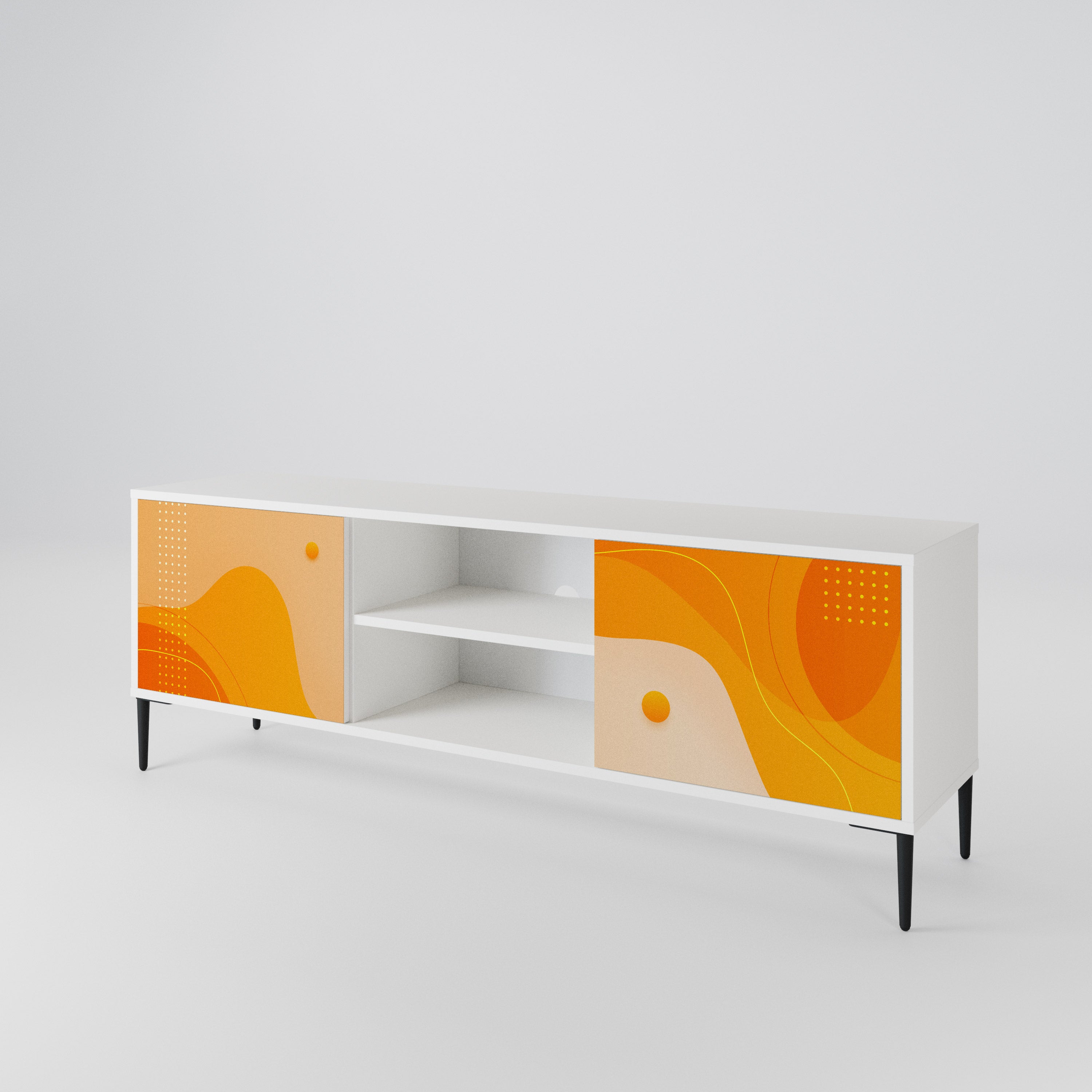 ORANGE ARRANGEMENT Dvoudveřový TV stolek