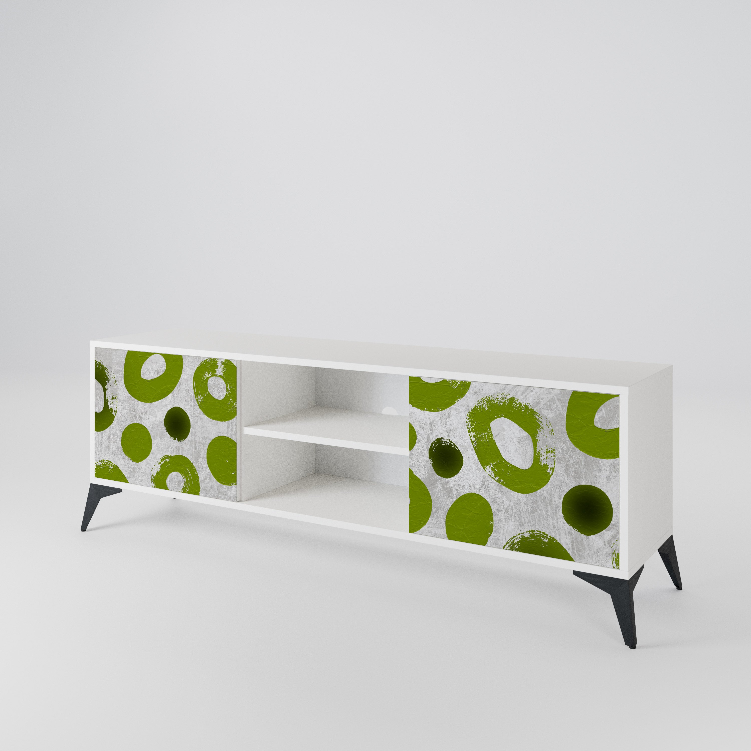 GREEN RHAPSODY Dvoudveřový TV stolek
