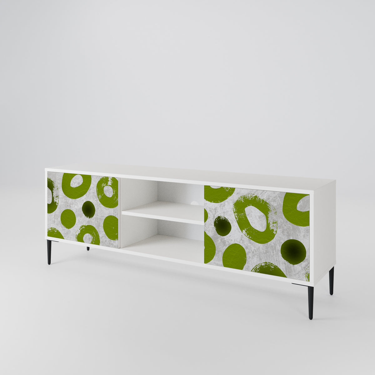 GREEN RHAPSODY Dvoudveřový TV stolek