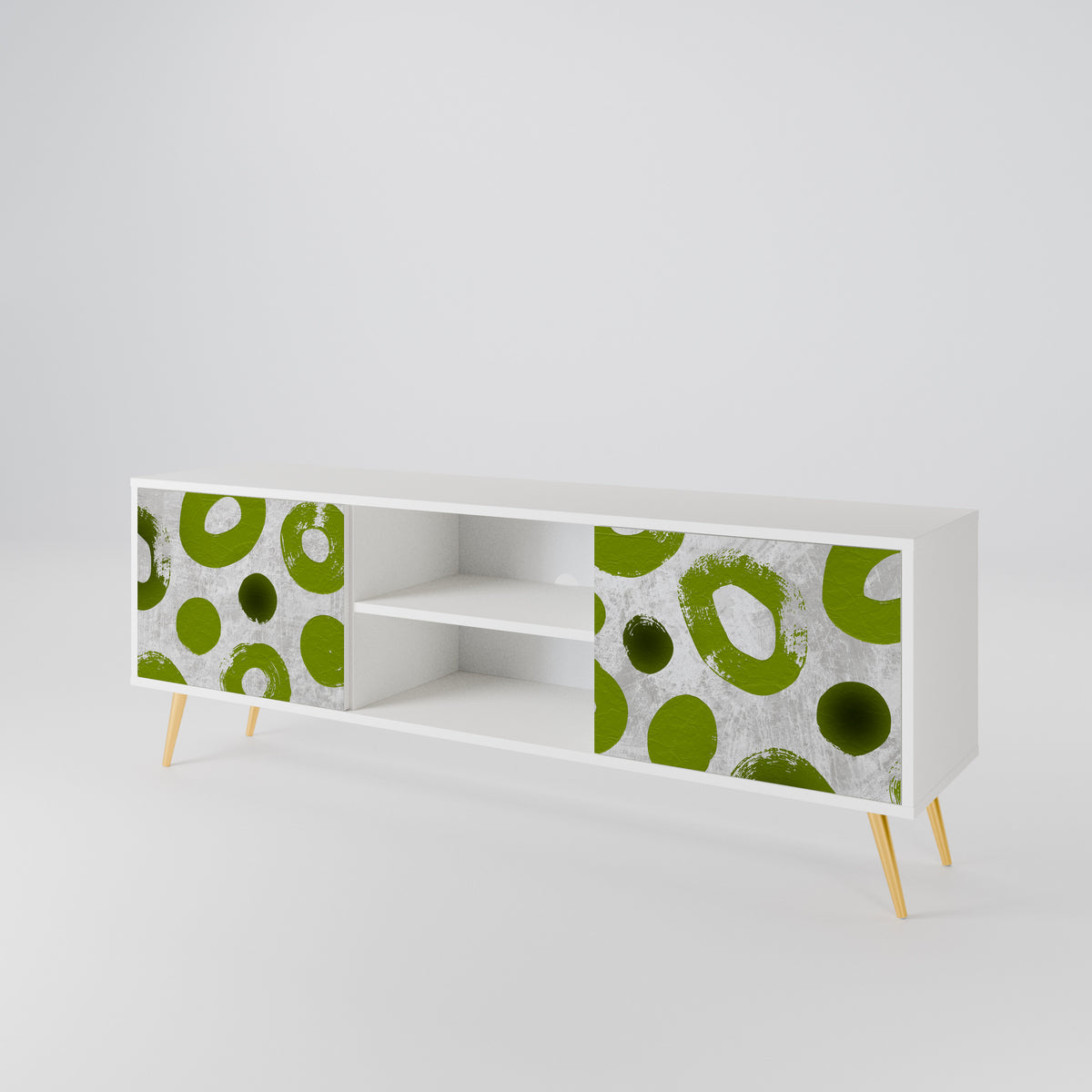 GREEN RHAPSODY Dvoudveřový TV stolek