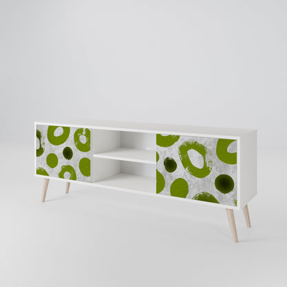 GREEN RHAPSODY Dvoudveřový TV stolek