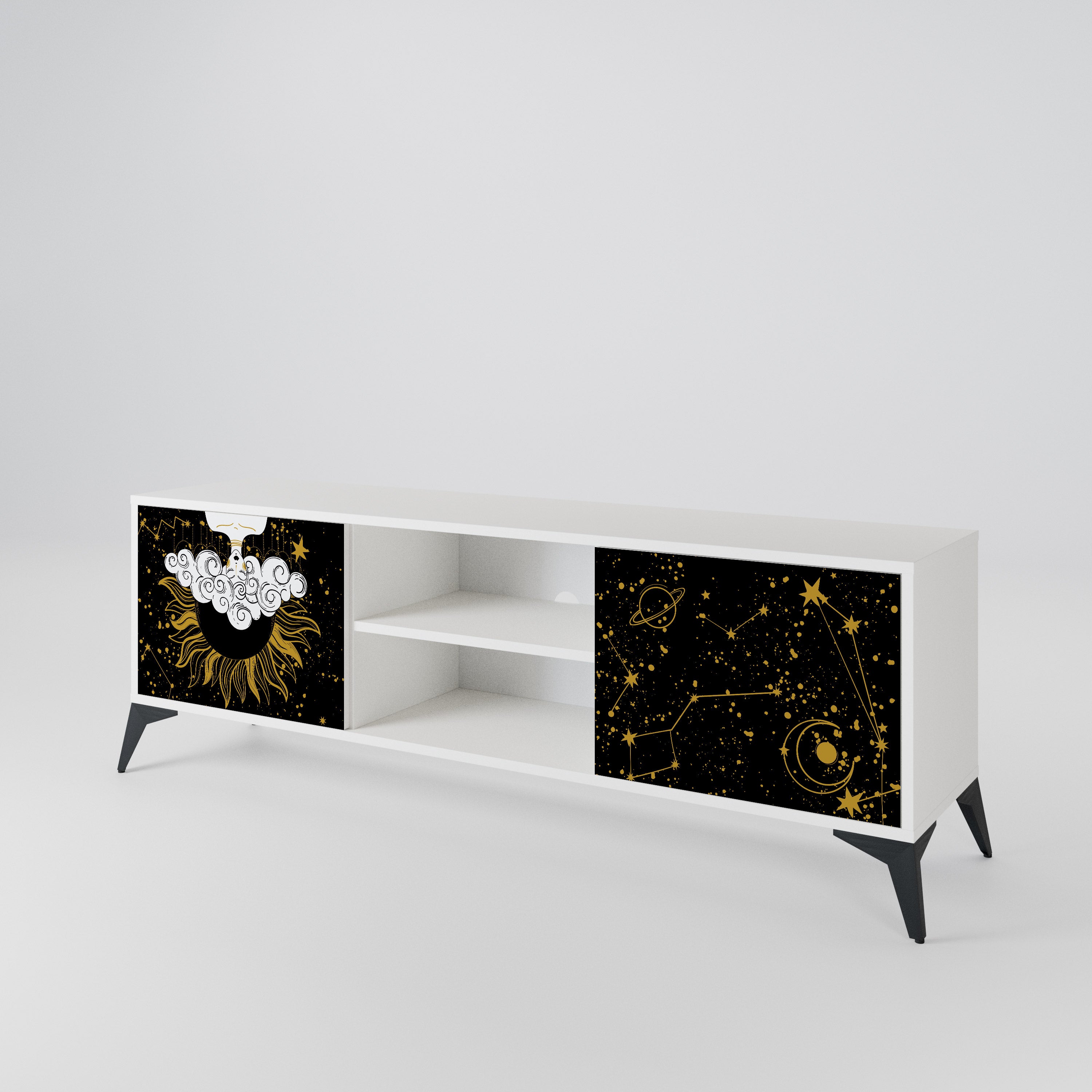 STELLAR CONSTELLATIONS Dvoudveřový TV stolek