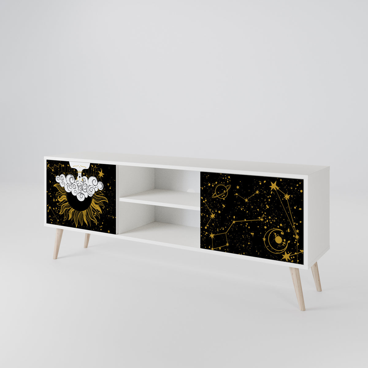 STELLAR CONSTELLATIONS Dvoudveřový TV stolek