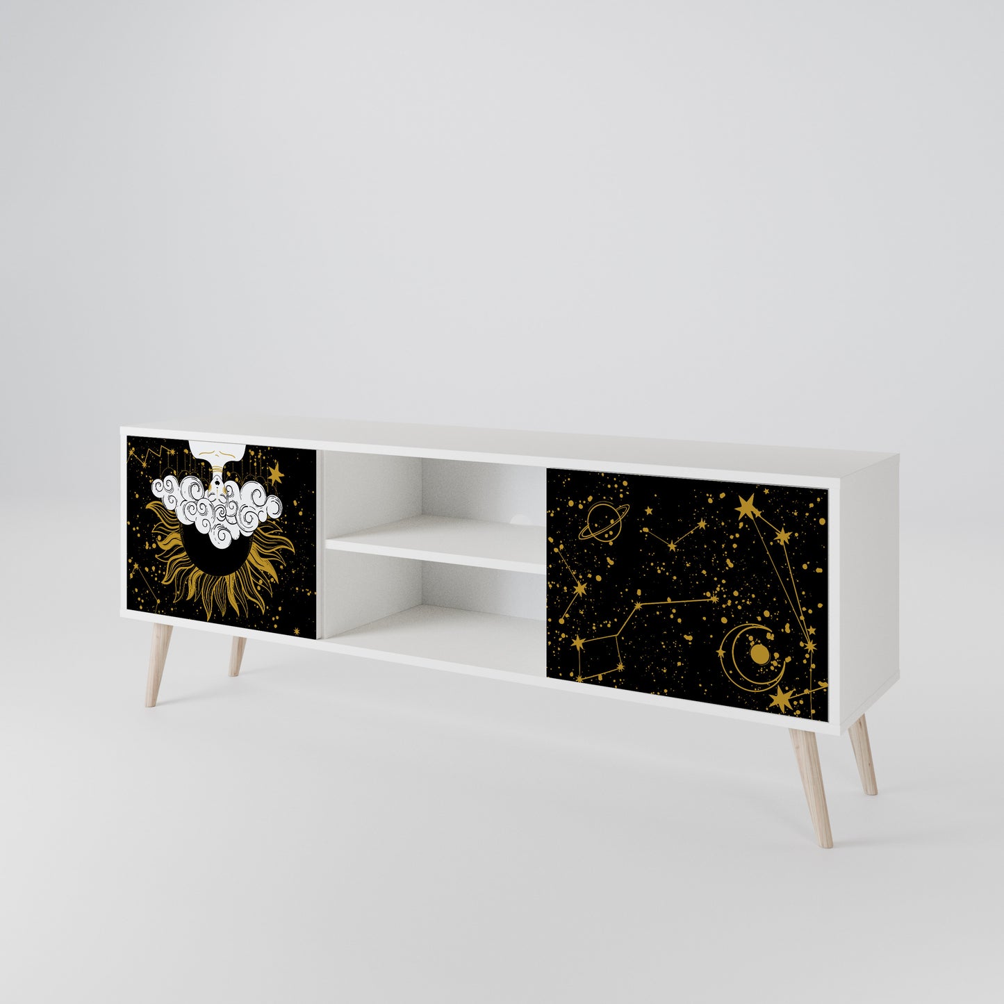 STELLAR CONSTELLATIONS Dvoudveřový TV stolek