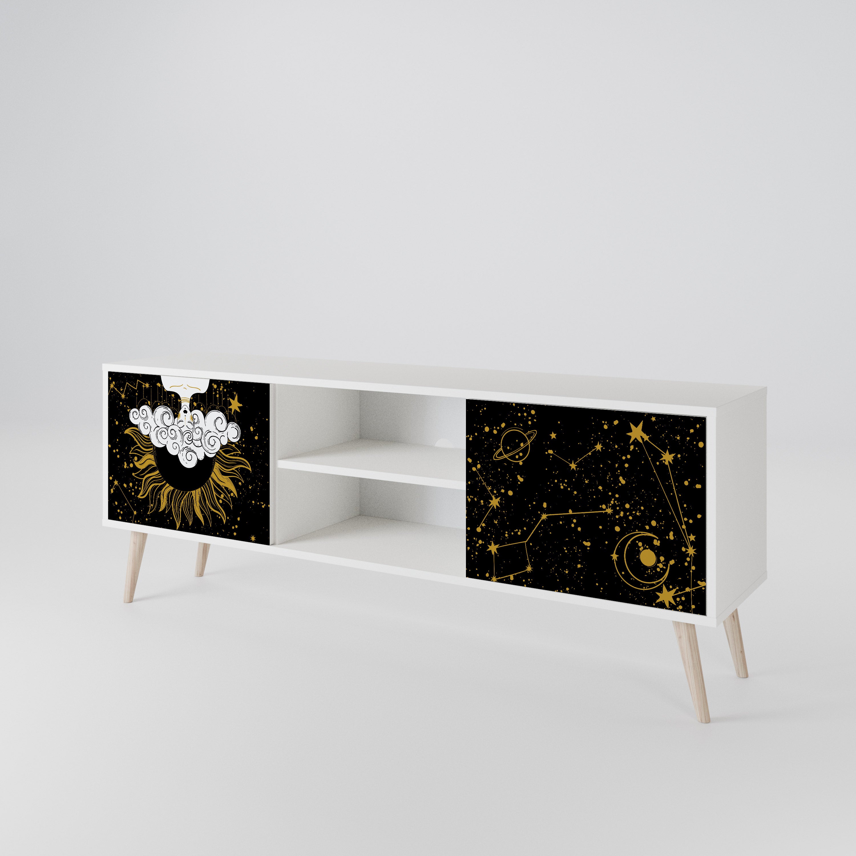 STELLAR CONSTELLATIONS Dvoudveřový TV stolek