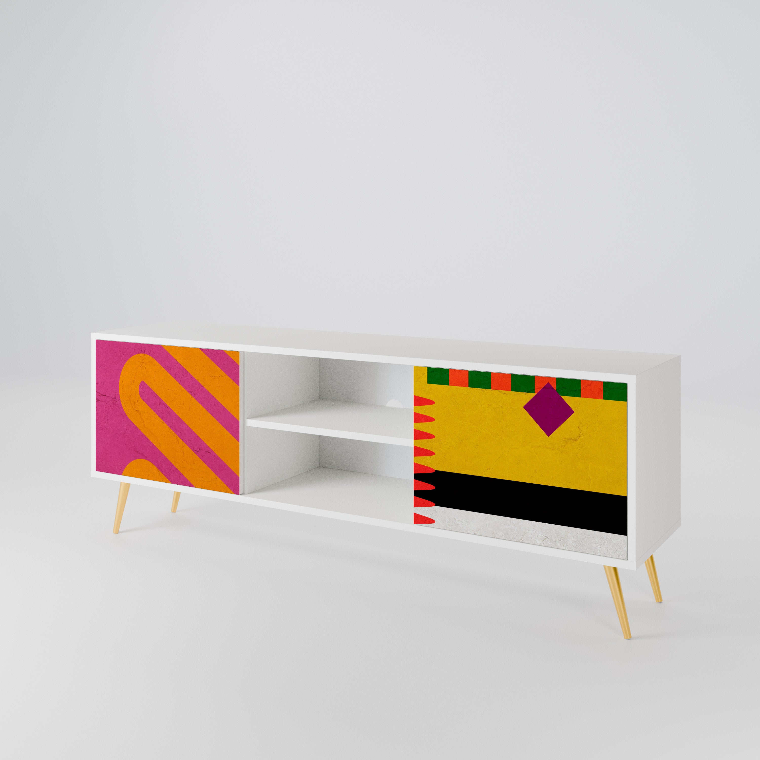 VIVID ART Dvoudveřový TV stolek