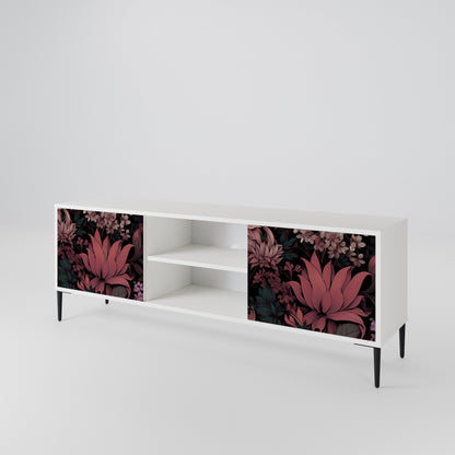 FLORAL WHISPER Dvoudveřový TV stolek