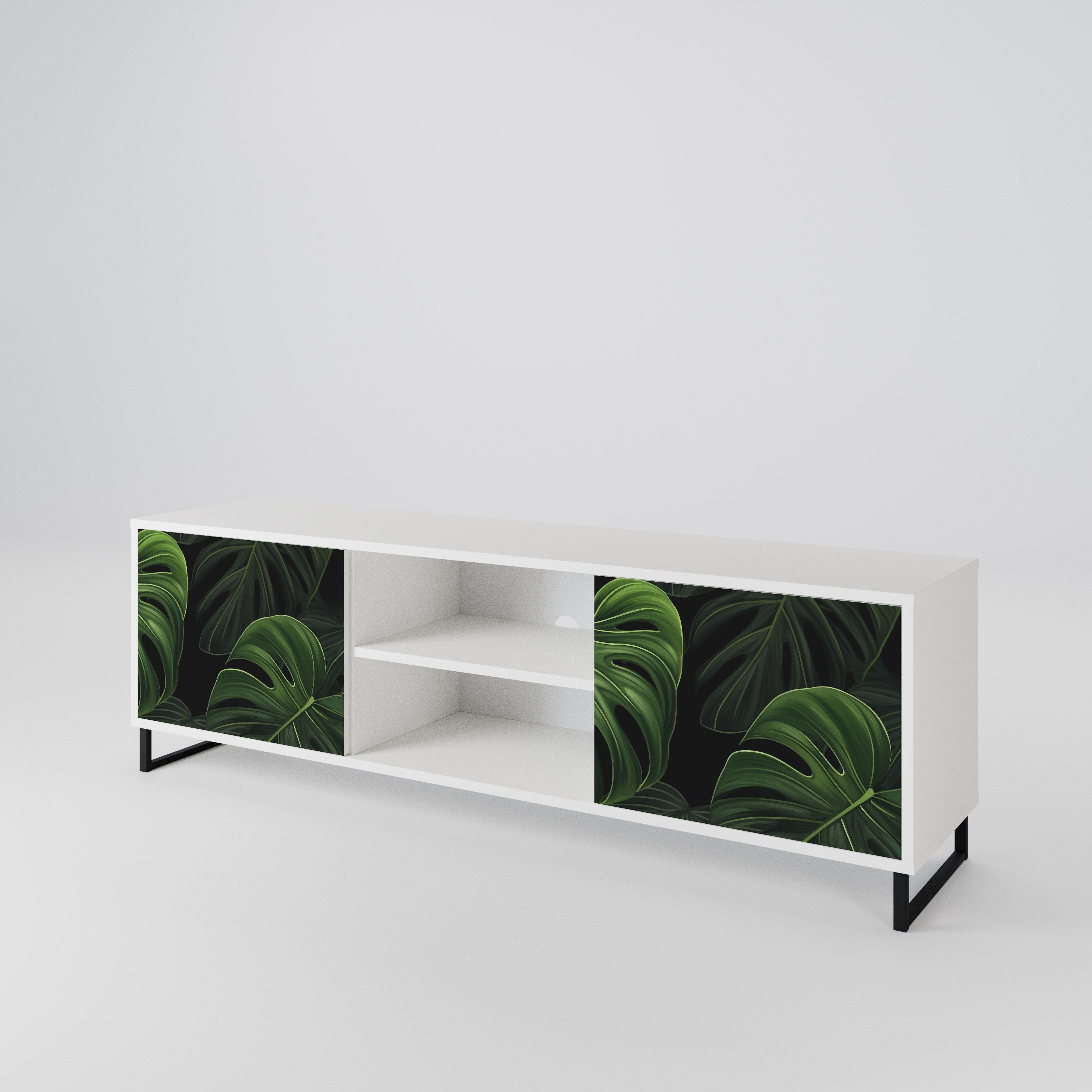 INFINITE MONSTERA Dvoudveřový TV stolek