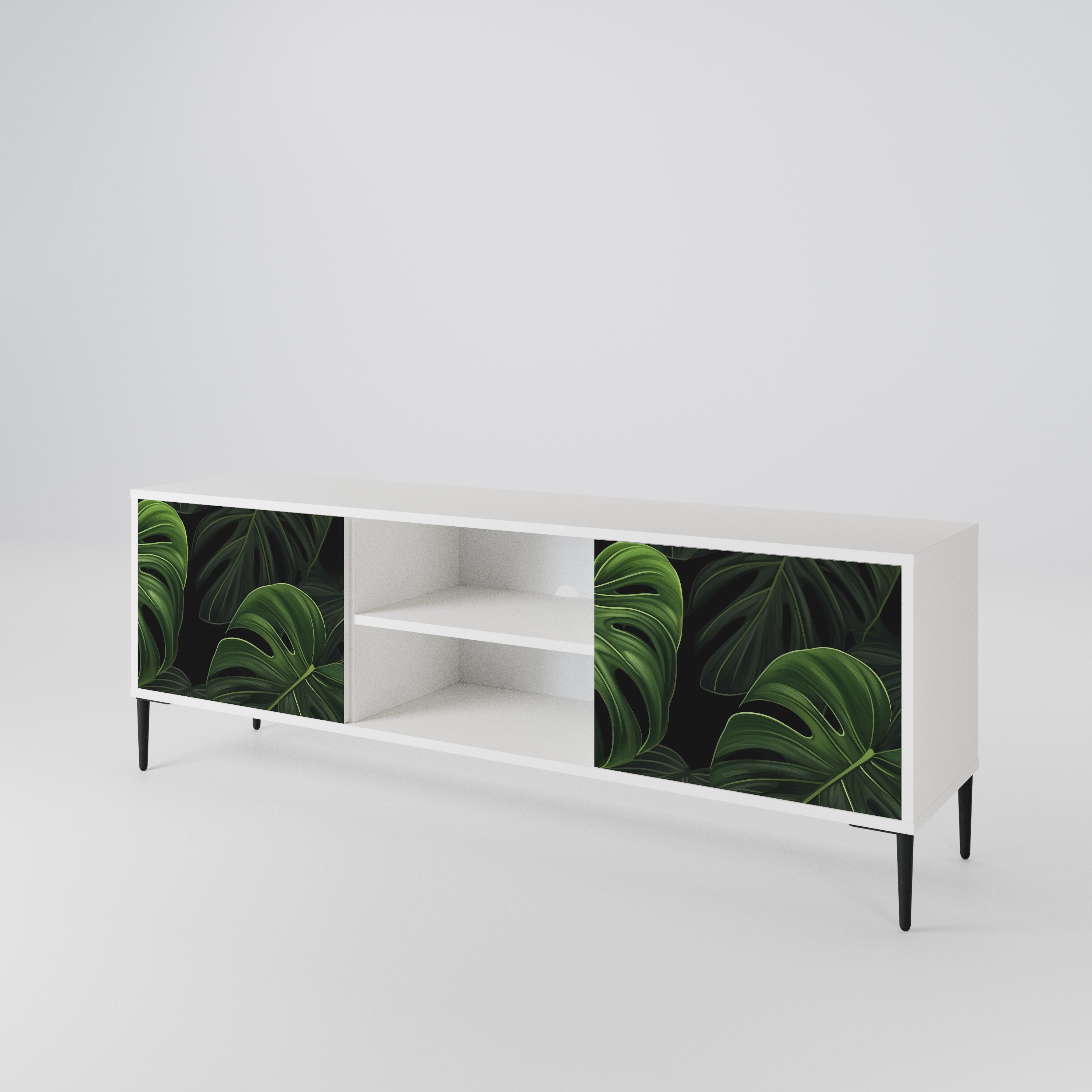 INFINITE MONSTERA Dvoudveřový TV stolek