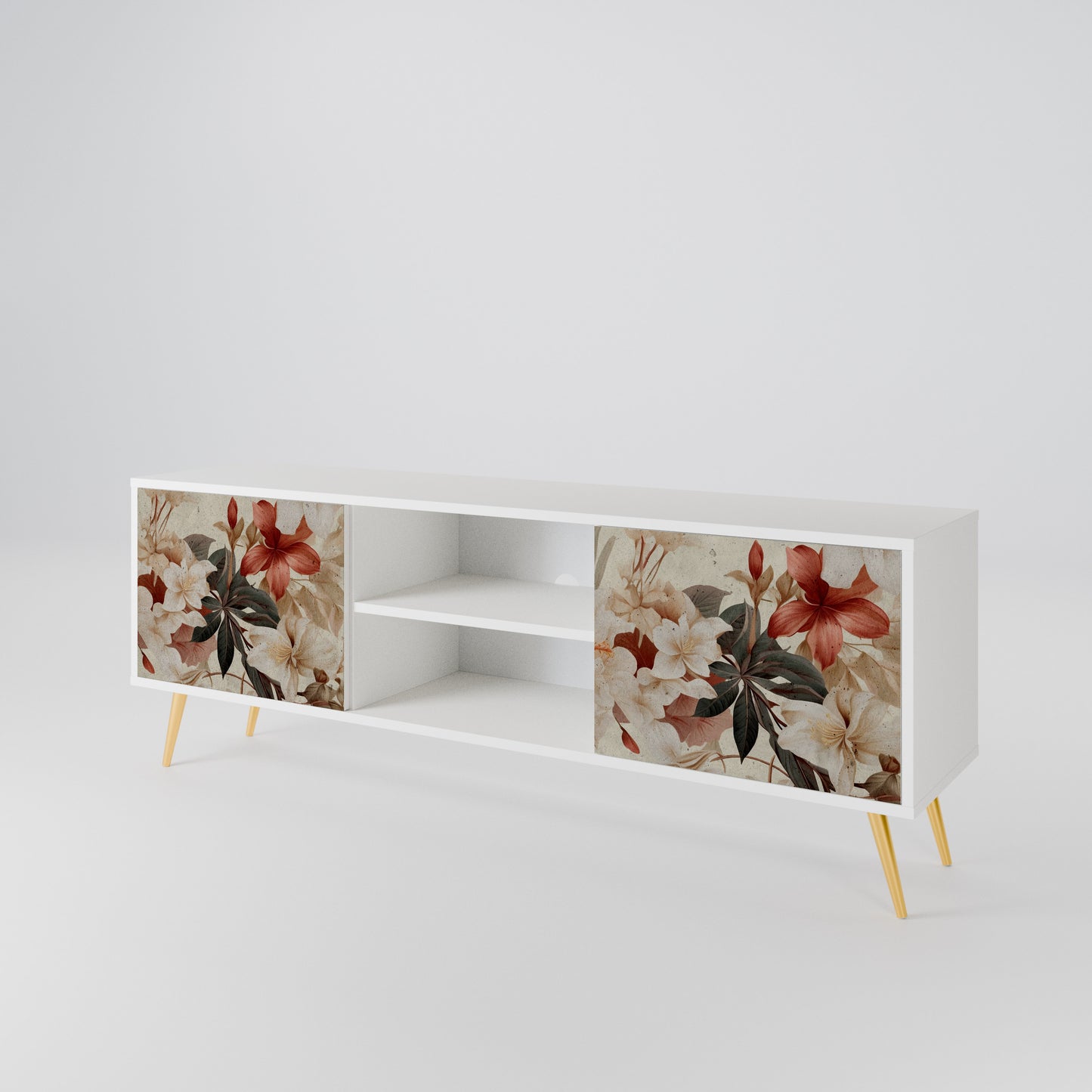 PETAL HARMONY Dvoudveřový TV stolek