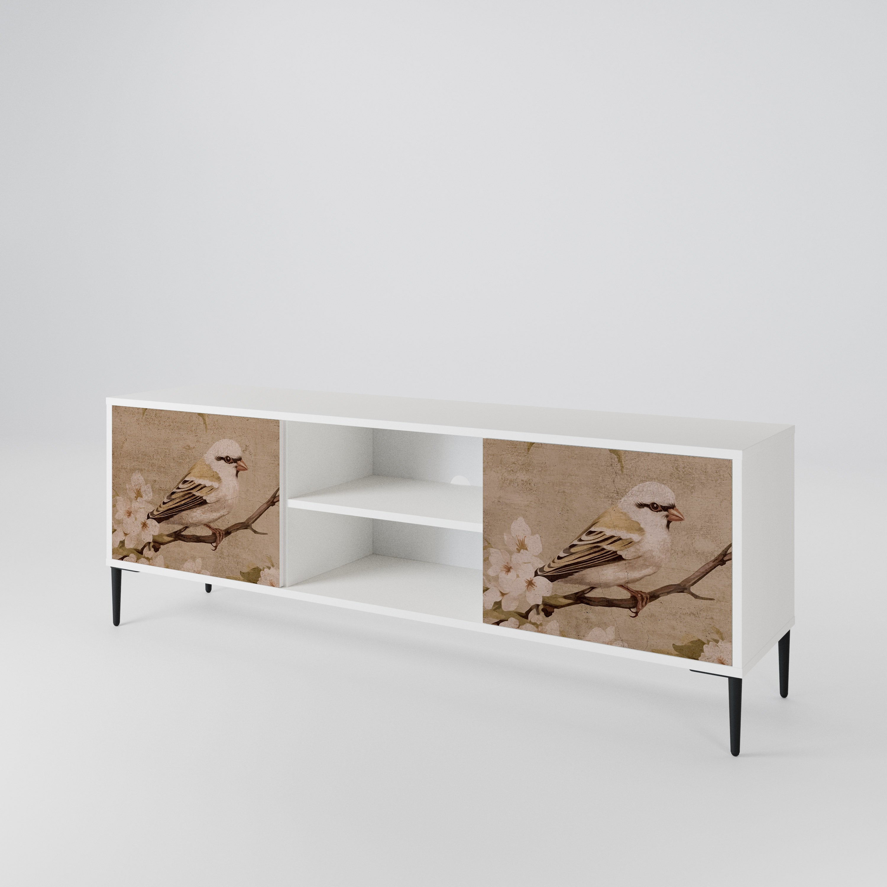 PETAL DISTINGUISH Dvoudveřový TV stolek