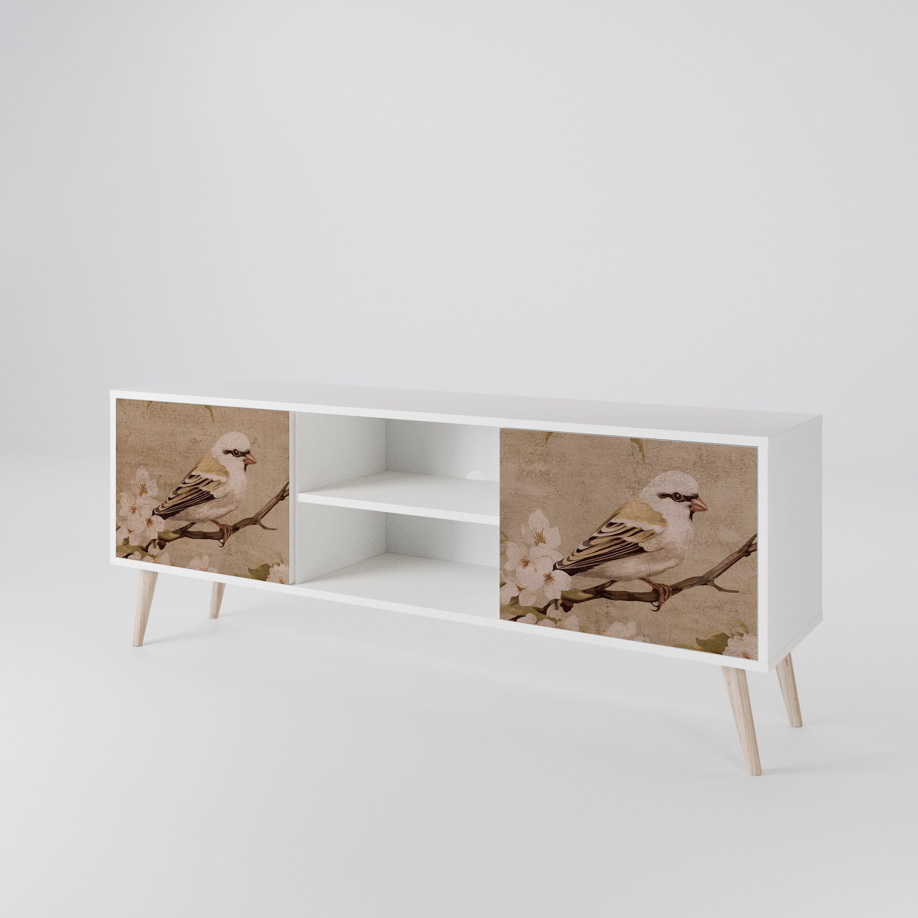 PETAL DISTINGUISH Dvoudveřový TV stolek