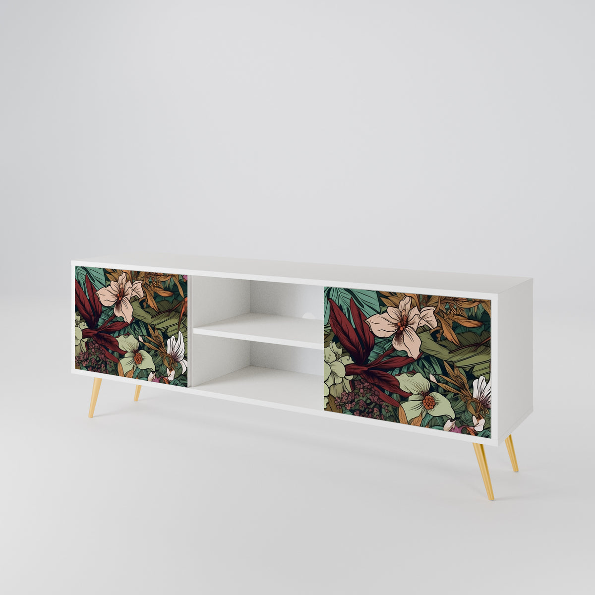 BOTANICAL EMERGENCE Dvoudveřový TV stolek
