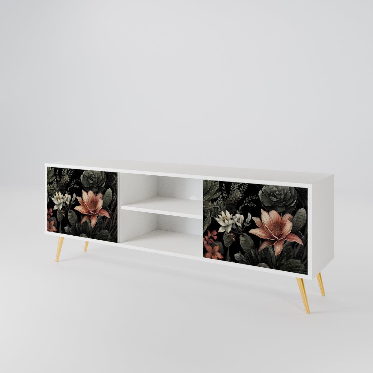 SECRET VERDURE Dvoudveřový TV stolek