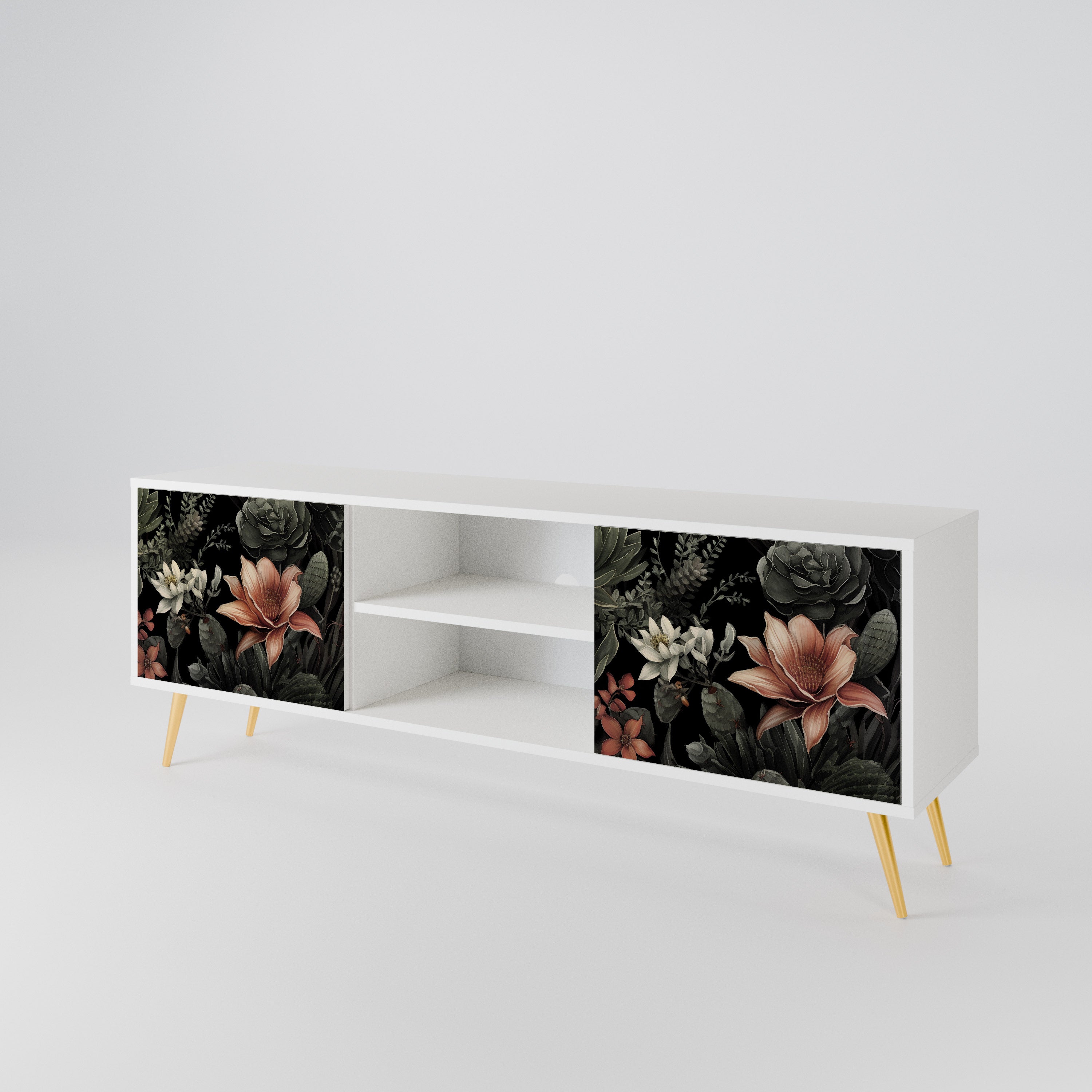 SECRET VERDURE Dvoudveřový TV stolek