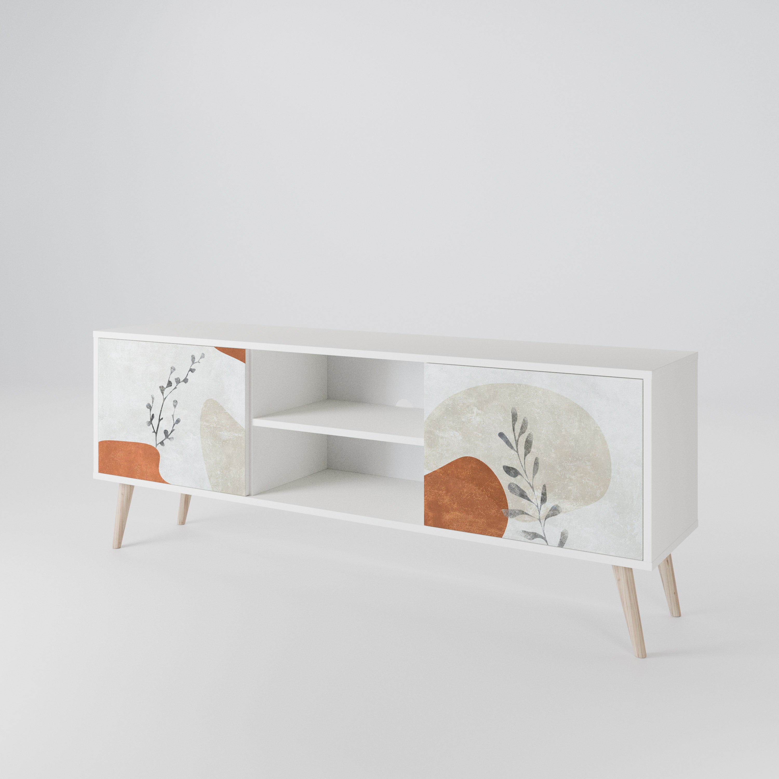 TRANQUIL TWIG Dvoudveřový TV stolek