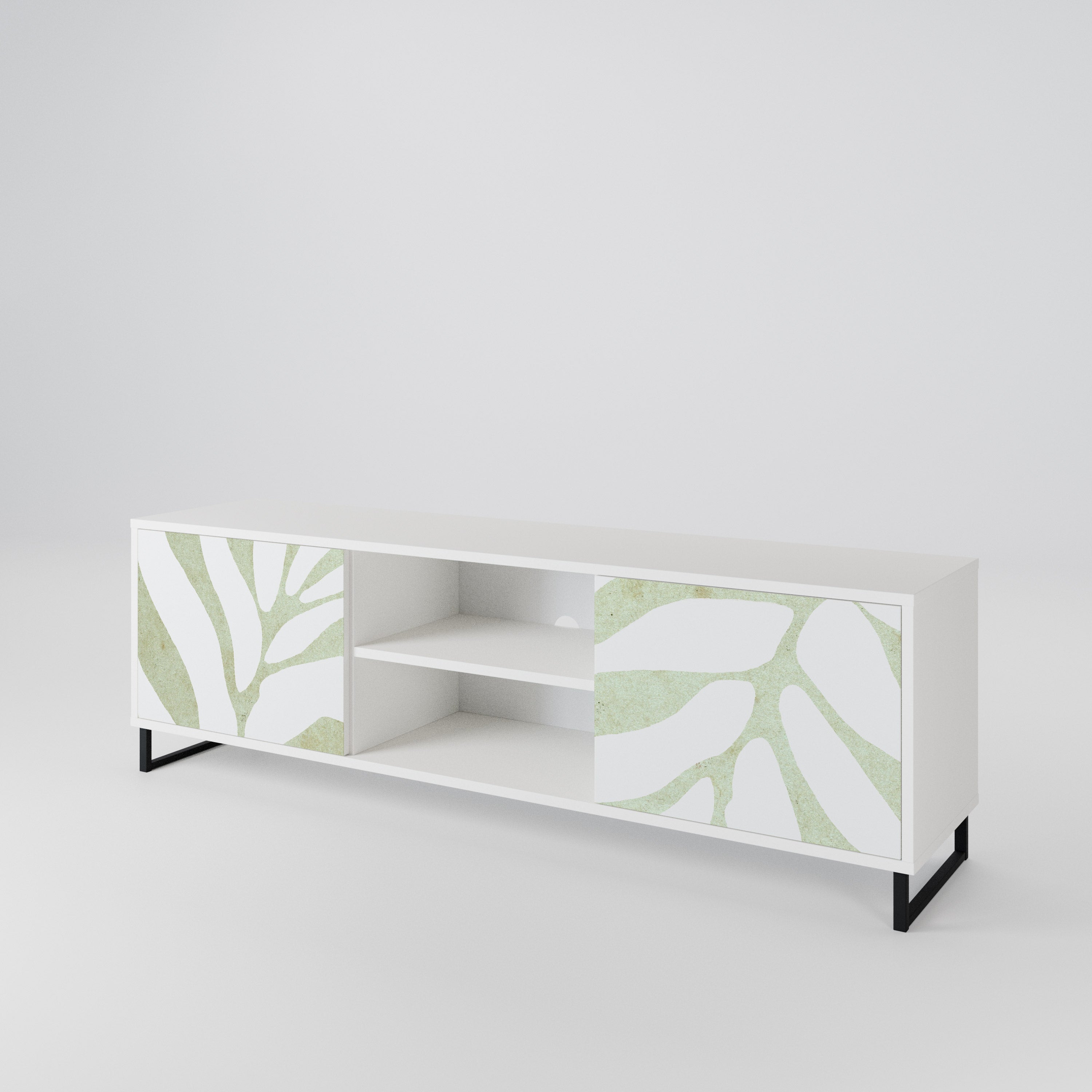 BOTANICAL SPARK Dvoudveřový TV stolek