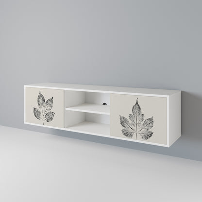 LEAFY STAMPS Dvoudveřový TV stolek