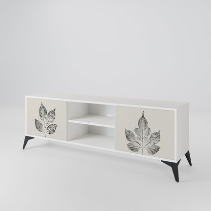 LEAFY STAMPS Dvoudveřový TV stolek