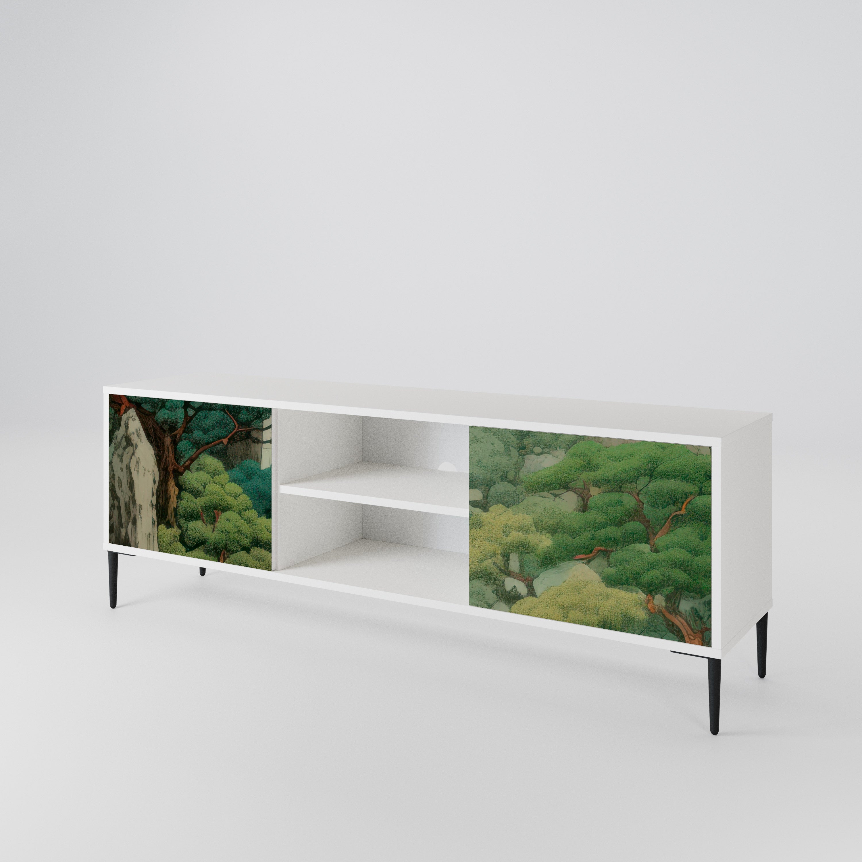VERDURE ABYSS Dvoudveřový TV stolek