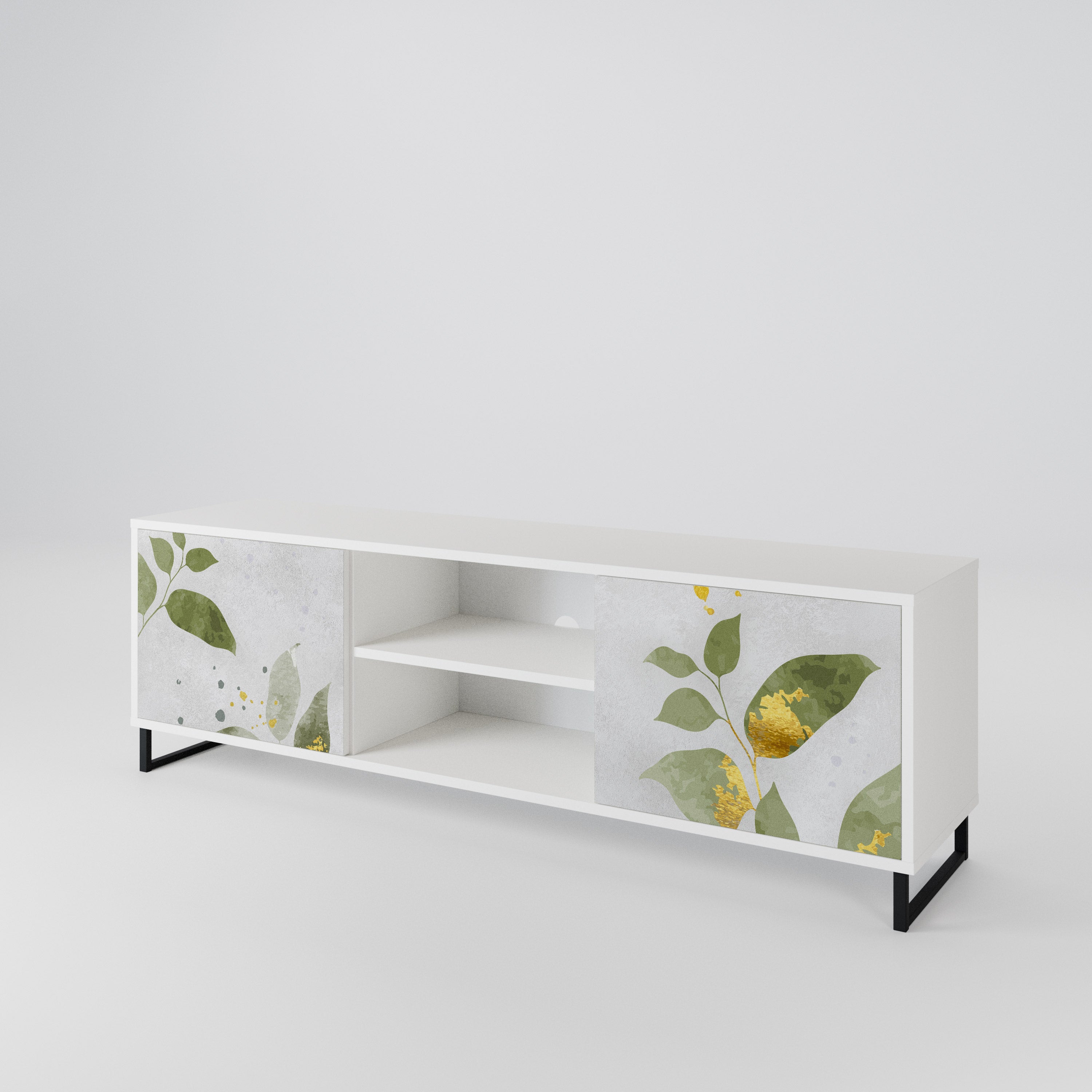 ELEGANT BOTANICS Dvoudveřový TV stolek