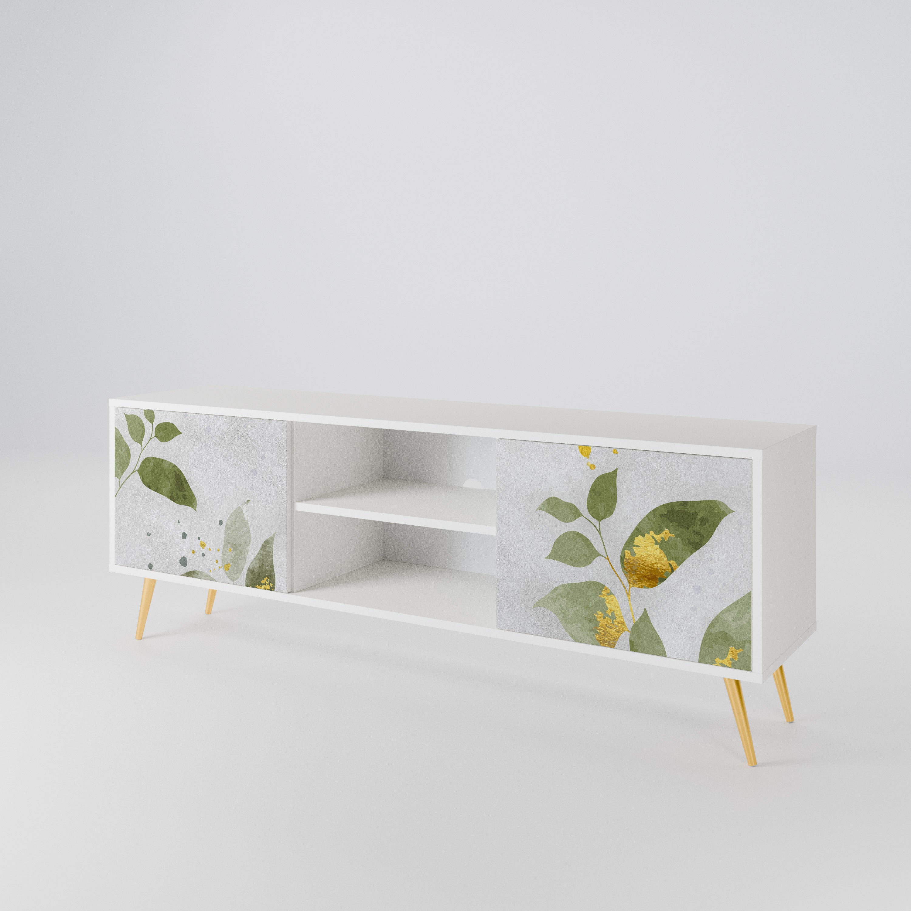 ELEGANT BOTANICS Dvoudveřový TV stolek