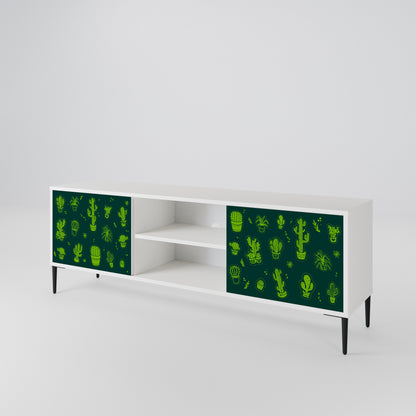 DESERT GREEN Dvoudveřový TV stolek