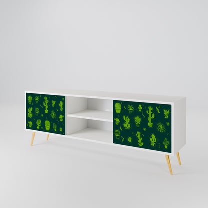 DESERT GREEN Dvoudveřový TV stolek