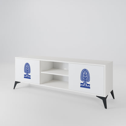 POLISH FOLK ART Dvoudveřový TV stolek