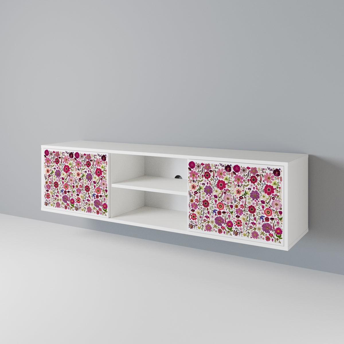PETAL GARDEN Dvoudveřový TV stolek