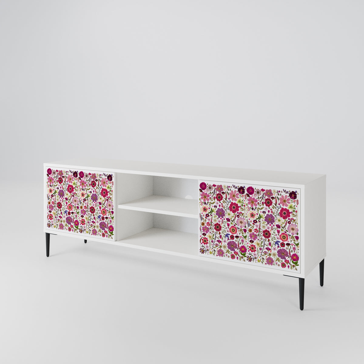 PETAL GARDEN Dvoudveřový TV stolek