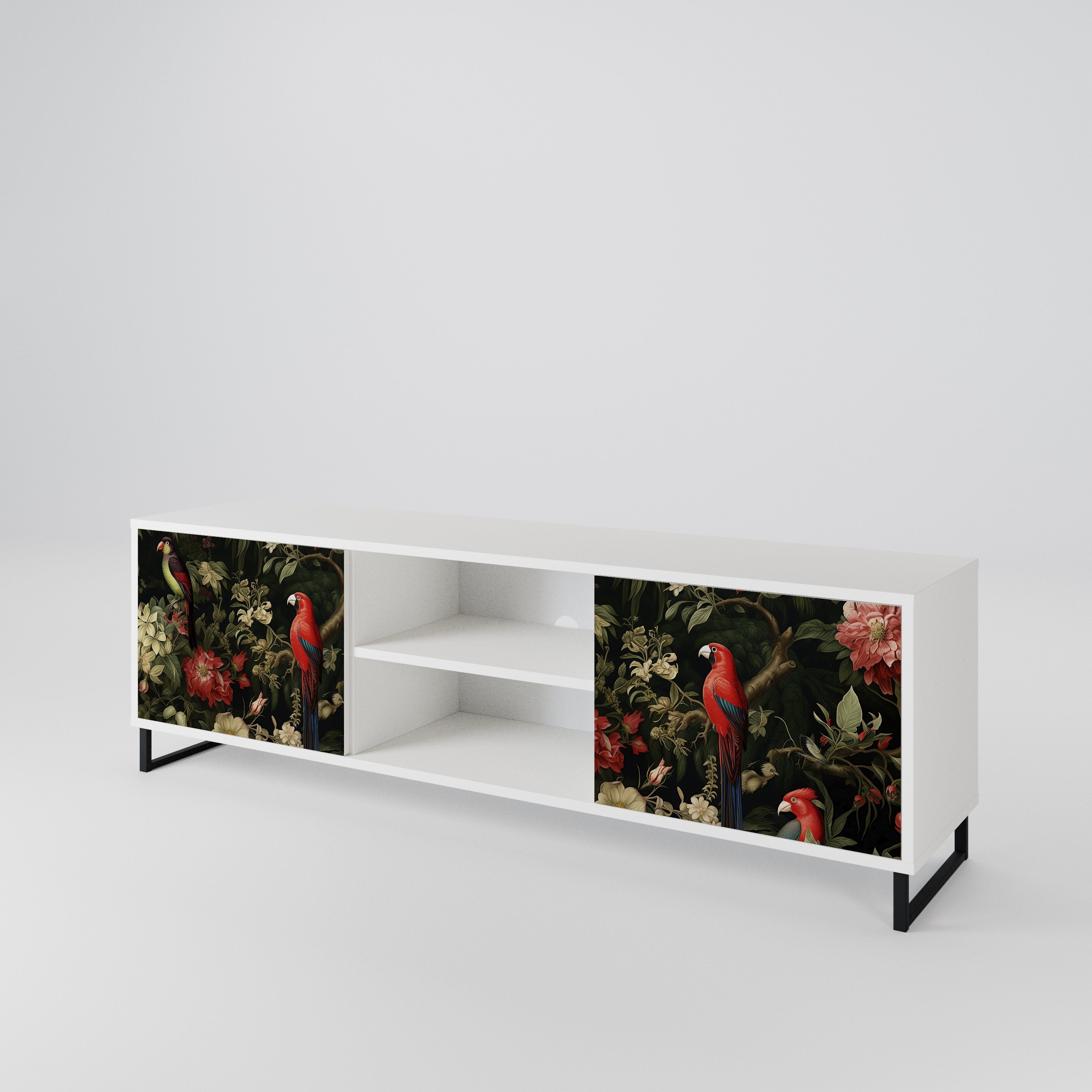 AVIAN GREENERY Dvoudveřový TV stolek