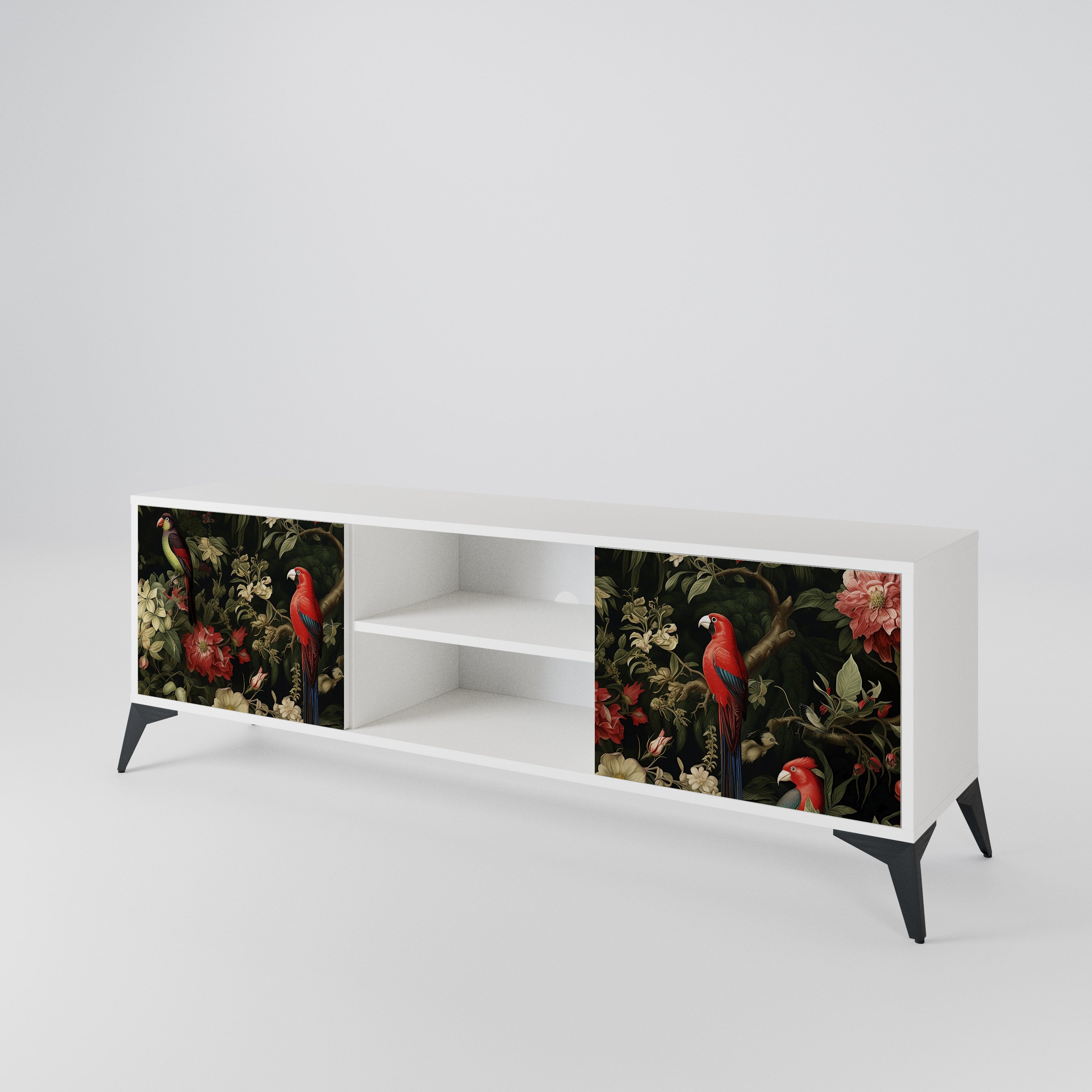 AVIAN GREENERY Dvoudveřový TV stolek