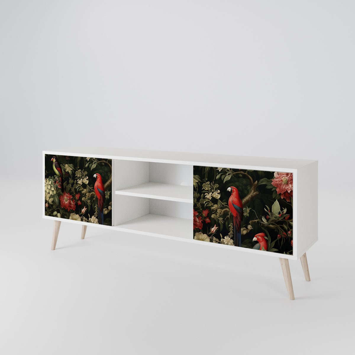 AVIAN GREENERY Dvoudveřový TV stolek
