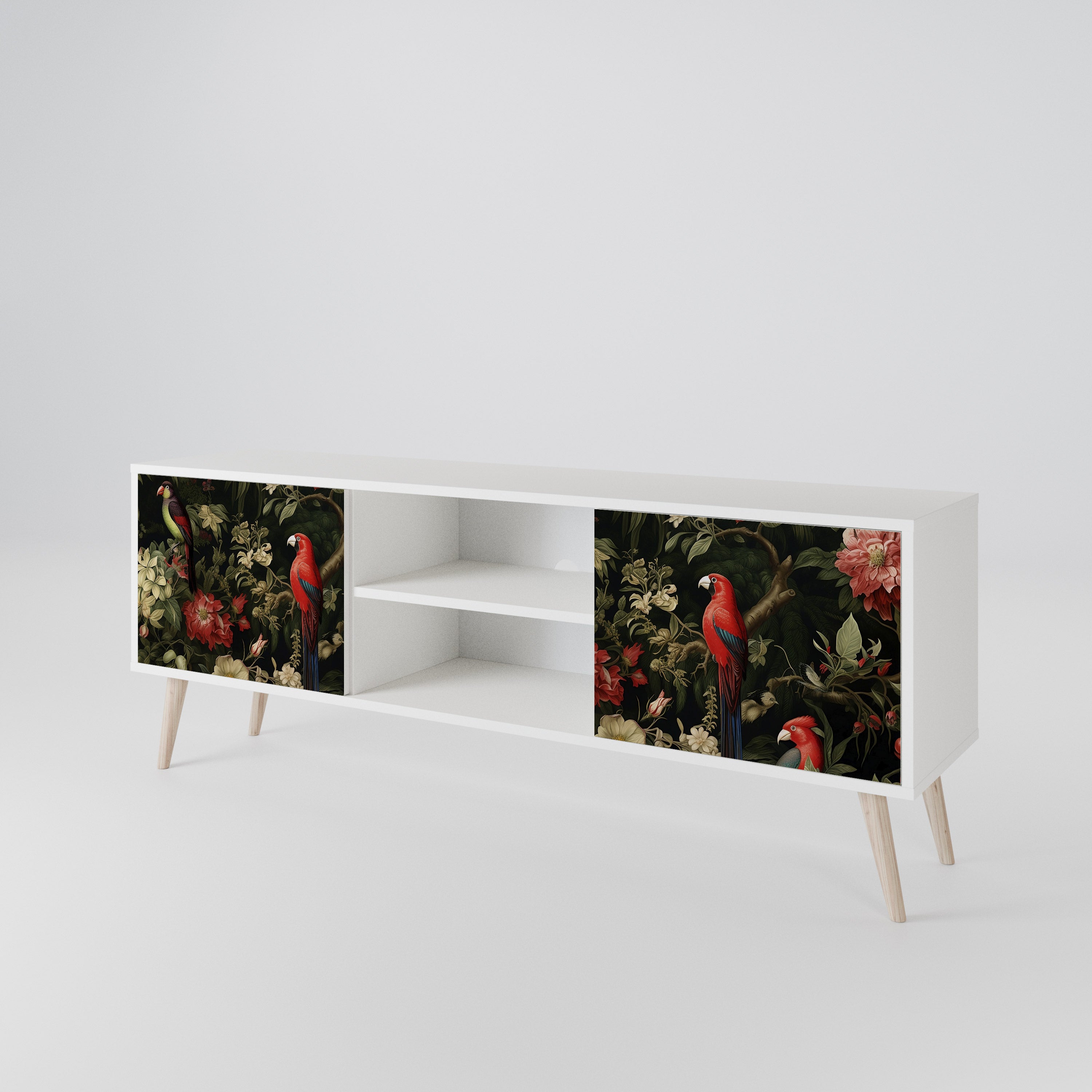 AVIAN GREENERY Dvoudveřový TV stolek