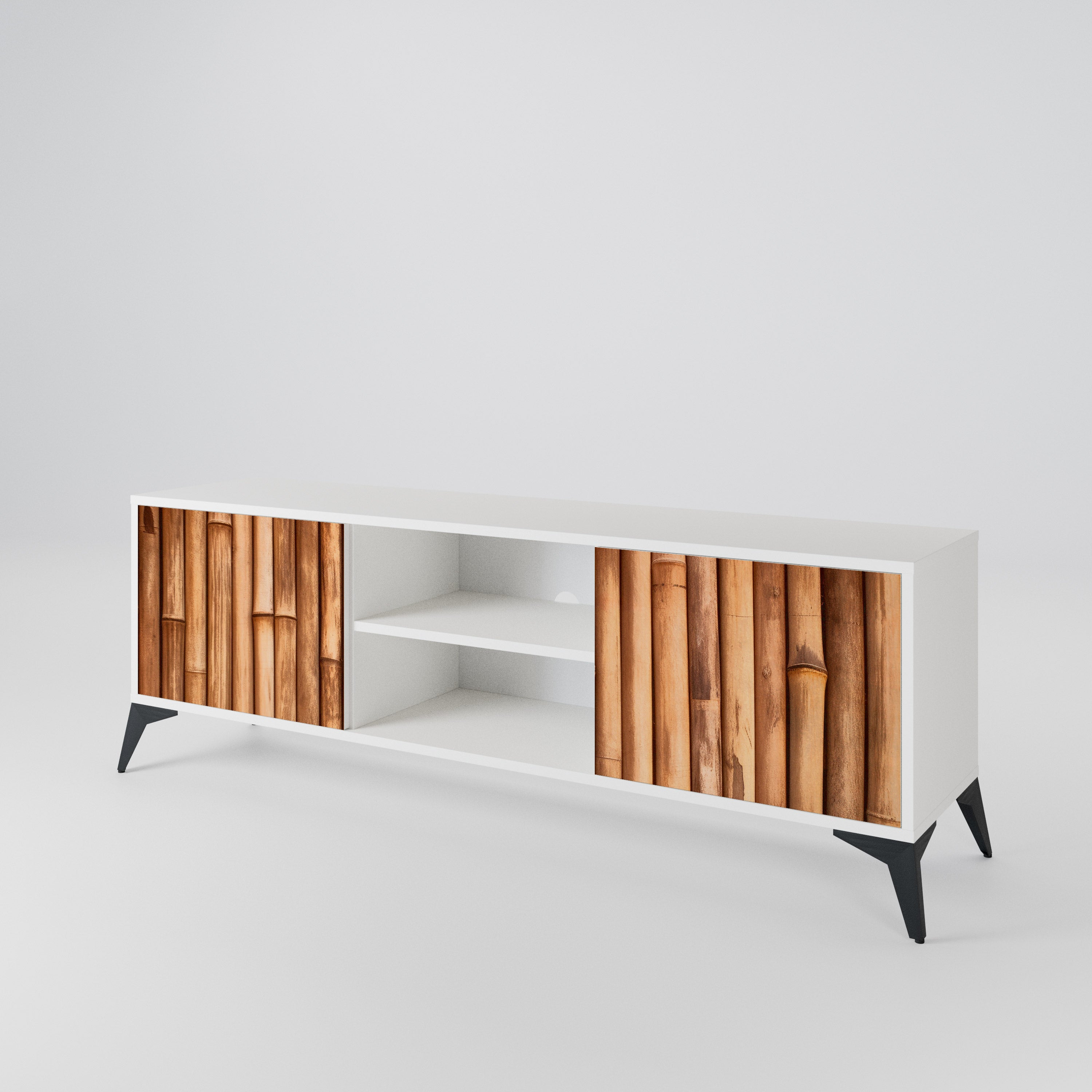 NATURAL WOOD Dvoudveřový TV stolek