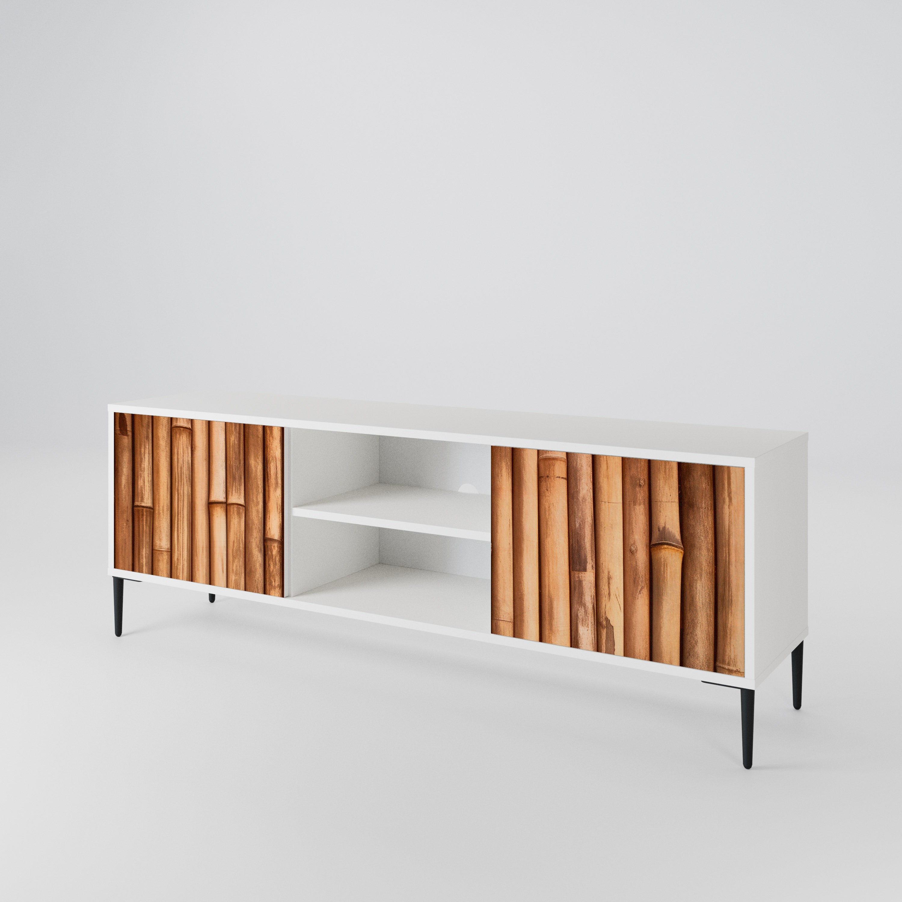 NATURAL WOOD Dvoudveřový TV stolek