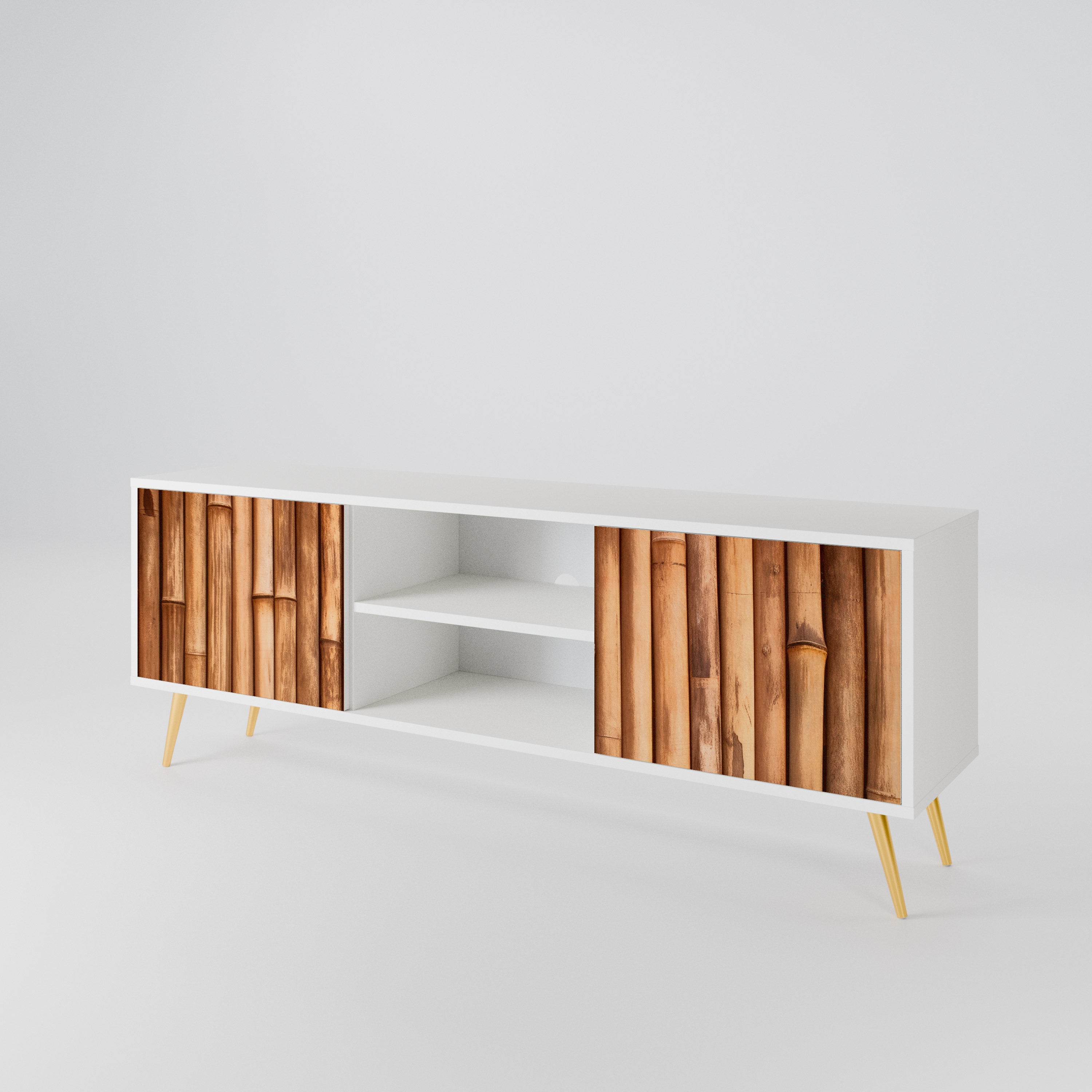 NATURAL WOOD Dvoudveřový TV stolek