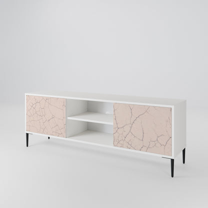 CERAMIC TEXTURE Dvoudveřový TV stolek